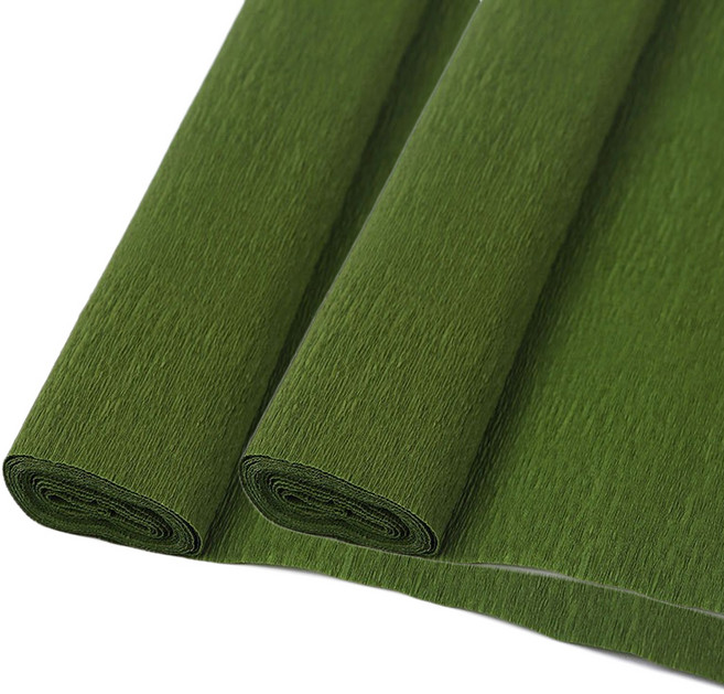 마다꾸미 주름 구김지 15 카키, 50 x 250 cm, 2개