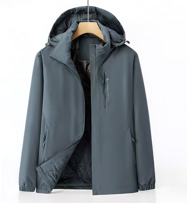 남성용 무제봉 압착식 간절기 경량 패딩 점퍼 YXR707