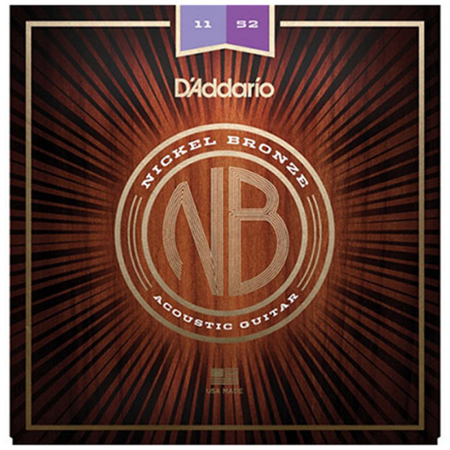 D'Addario 木吉他弦, NB1152, 鋼舌鼓顏色