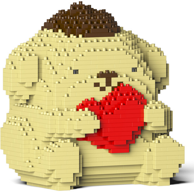 하트 폼폼푸린 산리오 캐릭터 블럭 S, 혼합색상, 1개