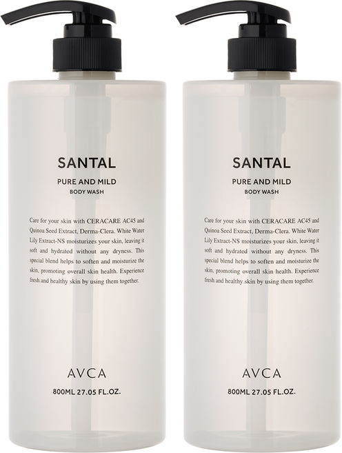 아브카 퓨어 앤 마일드 바디워시 상탈, 800ml, 2개