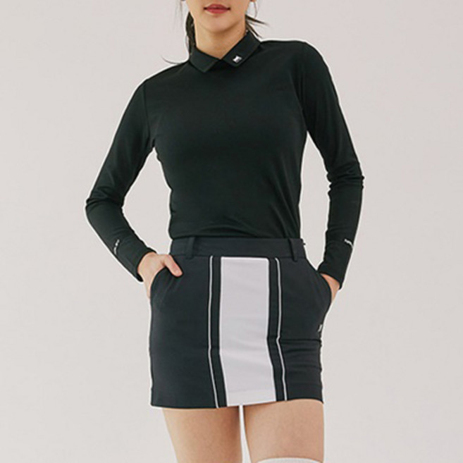 HALEY HALEY GOLF 女款 Logo 蝴蝶結長袖Polo衫 HS KT1007