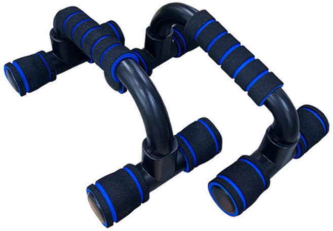 손목 보호 H형 푸쉬업바 2p, 블루, 130BPM-P02