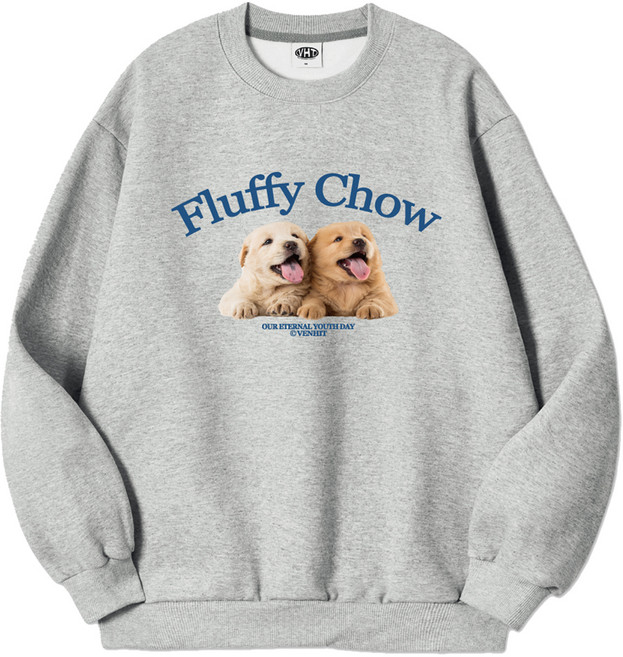 VENHIT 男女通用 FLUFFY CHOW 大學T