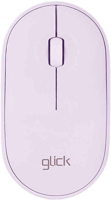 지클릭커 움직이는 마카롱 무소음 블루투스 무선 마우스, OP20, 퍼플