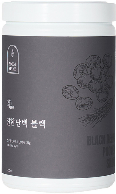 맘메이크 진한단백 블랙, 500g, 1개