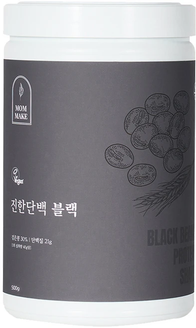 맘메이크 진한단백 블랙, 500g, 1개 - 쿠팡