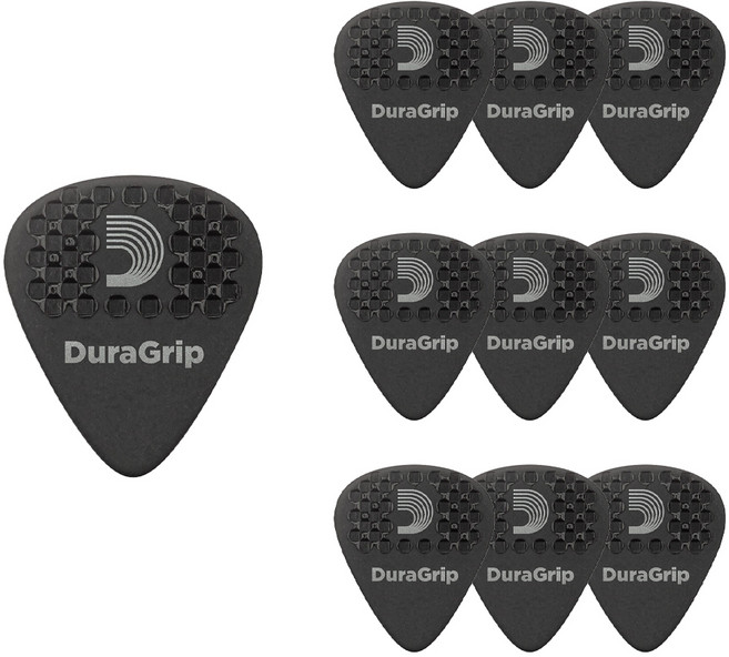다다리오 두랄린 듀라그립 기타피크 DURALIN DURAGRIP 7DBK7-10