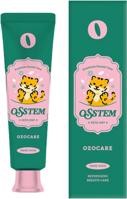 오스템파마 구취케어치약 허브민트향, 120g, 1개