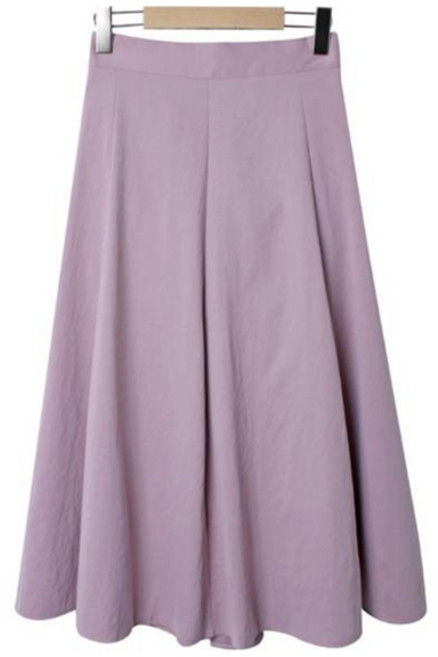 린다샵 나이라 반플리츠 뒷밴딩 롱스커트 cpsk6677k48