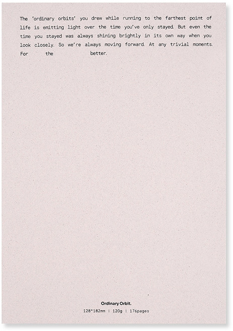 대시앤도트 오디너리 오르빗 만년 다이어리, 03 미스티 로즈, 1개