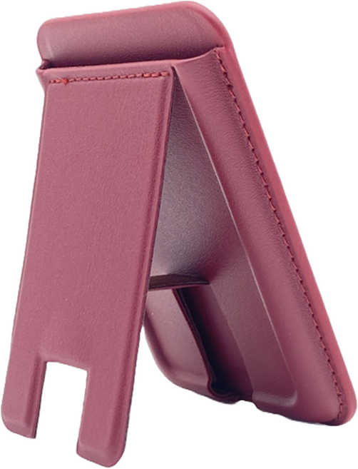 SOKIND 거치대형 맥세이프 초강력 흡착 마그네틱 핸드폰 카드지갑 MGC-006, 와인, 1개