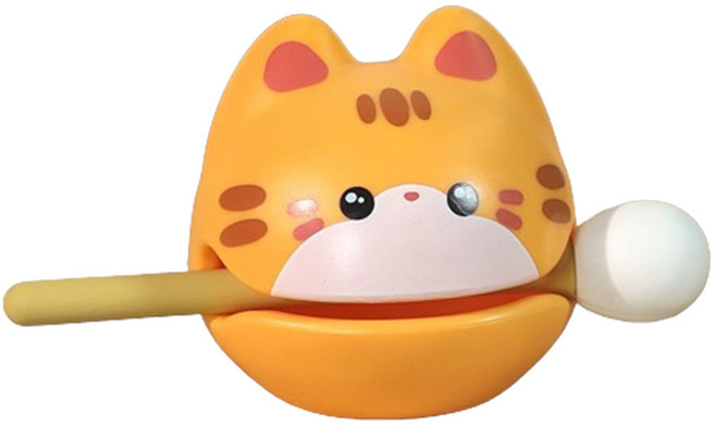 탑피아 귀여운 동물 목탁, 공덕C 치즈냥, 1개