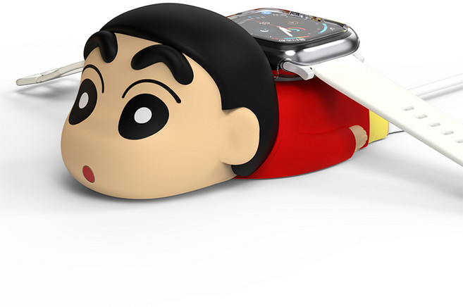 포카모리 짱구 실리콘 스마트워치 충전거치대, 1개