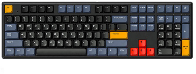 한성컴퓨터 동그리 8K 유무선 키보드, VENUS NAVY(35g), GK898B PRO, 무접점