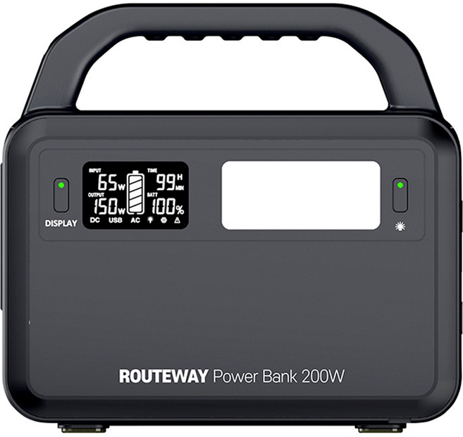 루트웨이 파워뱅크 200W, PB205W, 블랙