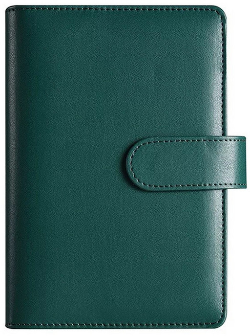 마다꾸미 현금 챌린지 A6 다이어리 바인더 6공, 다크그린, 1개