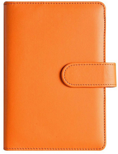 마다꾸미 현금 챌린지 다이어리 A6 바인더 6공, 오렌지, 1개