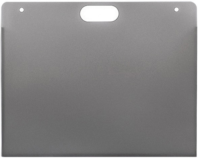 마다꾸미 미술 도화지 그림 보관 대형 포스터 수납파일 A3, 04 매트블랙, 1개