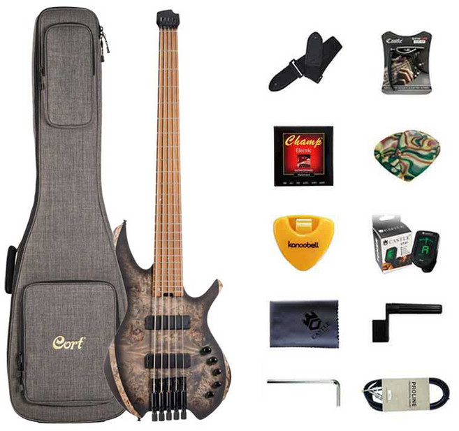 콜트 헤드리스 베이스 기타, Stardust Black, Space5, 1개