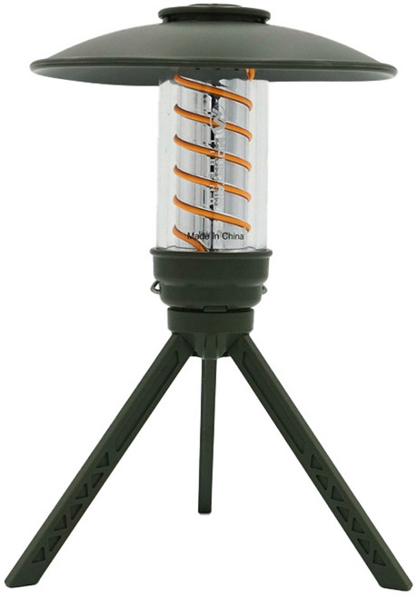 LIBERO 스파이럴 미니 LED 램프 랜턴, 카키, 1개