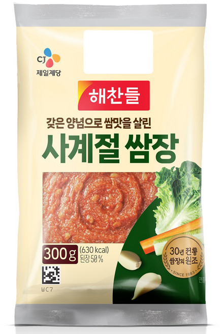 해찬들 사계절쌈장, 300g, 1개