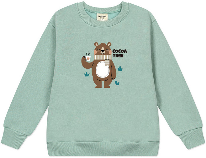 뉴욕꼬맹이 아동용 기모 맨투맨 W249