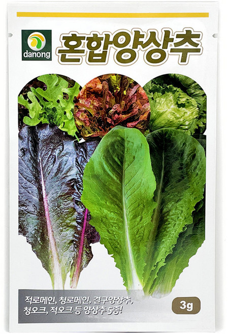 다농 혼합양상추 씨앗 3g, 1개