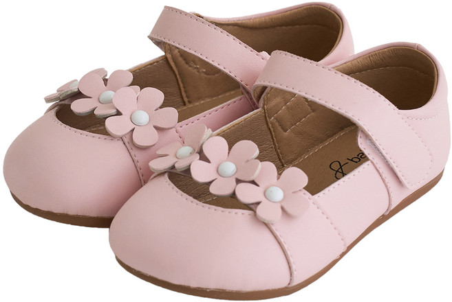 발소리 여아용 베비로지 플랫슈즈