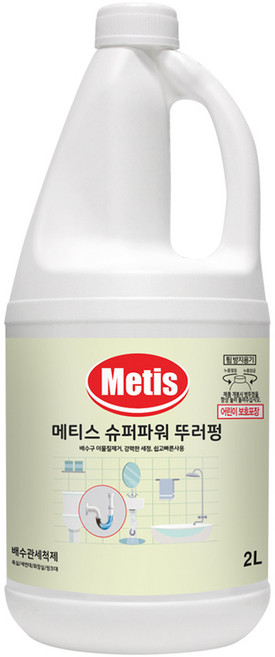 Metis 슈퍼파워 뚜러펑 세정제, 2L, 1개