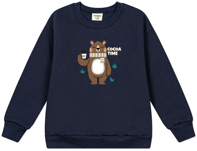 뉴욕꼬맹이 아동용 기모 맨투맨 W249