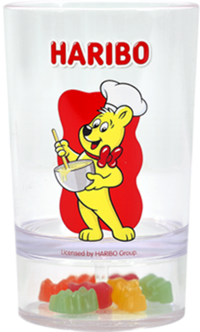 하리보 투명컵, RED, 1개, 200ml