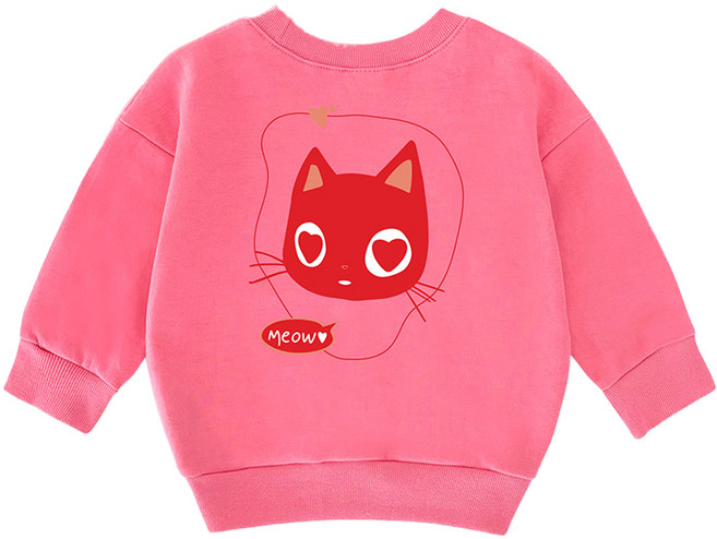 키즈크루 아동용 레드미우 맨투맨