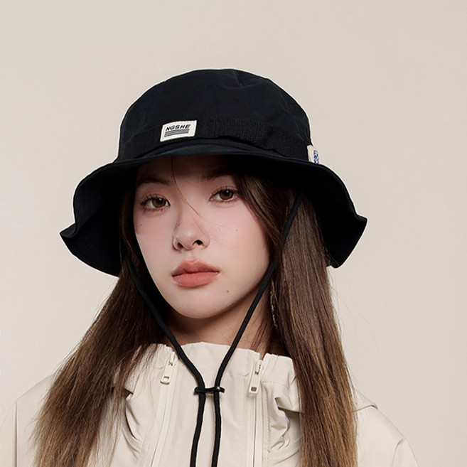 페이퍼먼츠 컬러 톡톡 스트링 캐주얼 벙거지 모자 23412