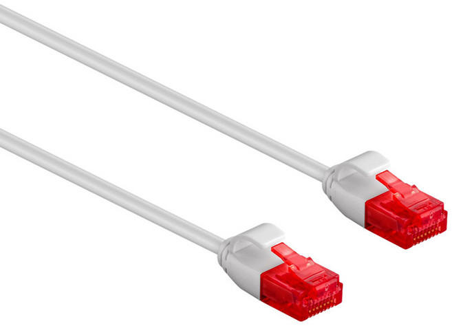 랜스타 CAT6 UTP 다이렉트 초슬림 랜케이블 LS-SL6, 화이트, 1개, 20m