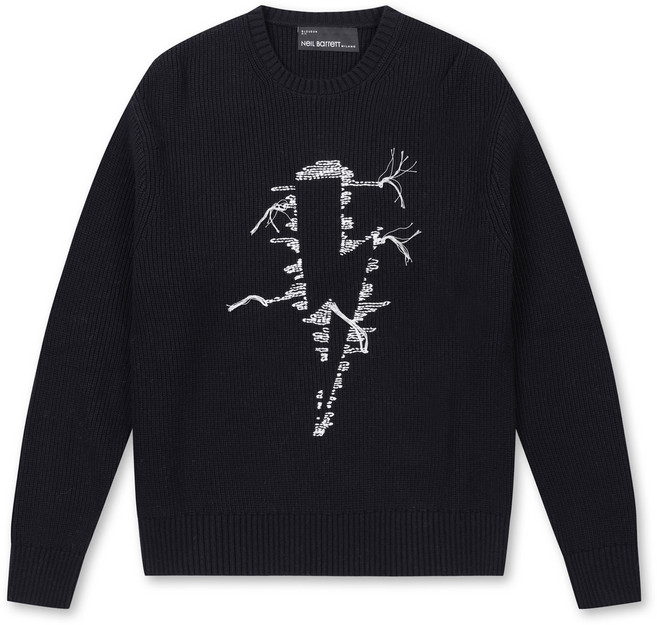 닐바렛 남성용 인사이드아웃 썬더볼트 니트 NHWAW23010