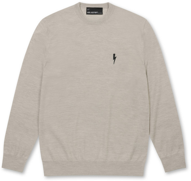 닐바렛 남성용 슬림 베이직 볼트 롱슬리브 니트 NHWAA23001