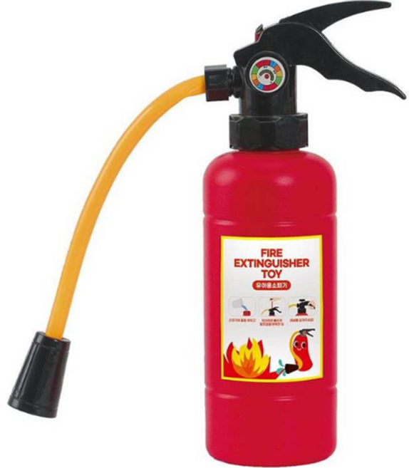 Kes.B 幼兒用滅火器角色扮演道具, 1個, 混合顏色