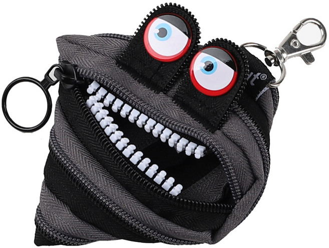 집잇 와일드링스 미니파우치 키링, 블랙, 1개