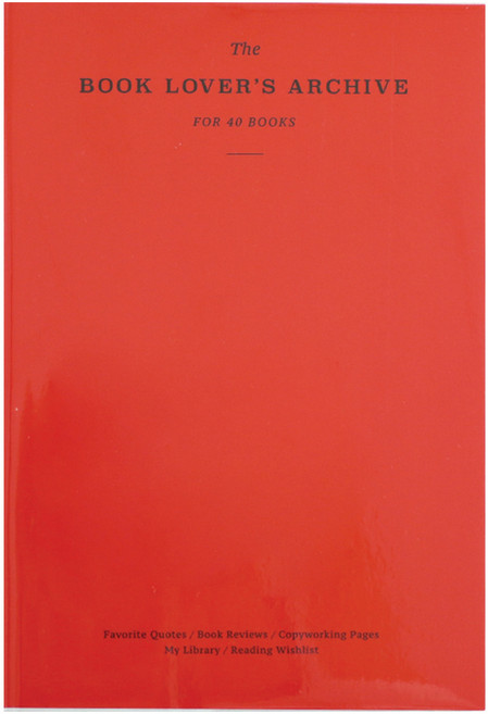 페이퍼리안 리딩저널 북러버스 아카이브 노트, 빈티지 레드, 1개