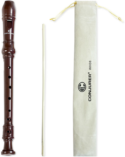 컨저러 투코비 저먼식 소프라노 리코더, 브라운, 1개