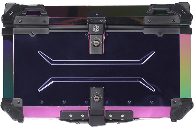 모토스탠스 오토바이 알루미늄 테일 탑박스, 레인보우