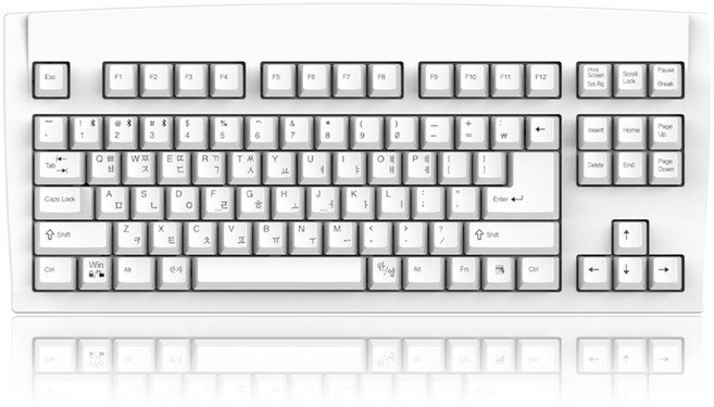 큐센 ABS 풀윤활 가스켓 유무선 기계식 키보드, 화이트, QSENN SEM-DT35 89, 민트축 V1