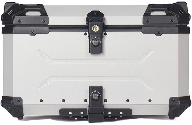 모토스탠스 오토바이 알루미늄 테일 탑박스, 실버