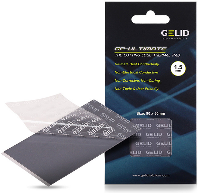 갤러드 Ultimate 써멀패드 열전도율 15W mk 1.5mm, 1개