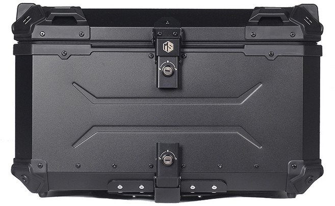 모토스탠스 오토바이 알루미늄 테일 탑박스, 올블랙