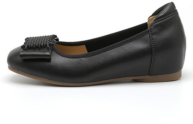 JACK&JILL 牛皮緩震增高平底鞋 JC4522