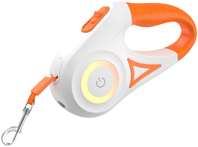 ROJECO 로제코 강아지 산책 LED 자동 리드줄, 1개