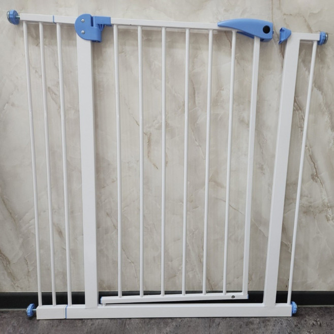 씨엠코리아 강아지 안전문 XY009B, 블루 + 화이트, 1개