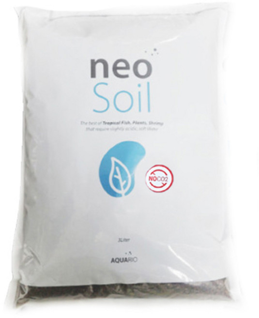 아쿠아리오 네오 소일 NO CO2 3mm + 네오 플루이드 50ml(비닐 포장 3개) + 네오 클린 50ml(비닐 포장 2개), 8L, 1개